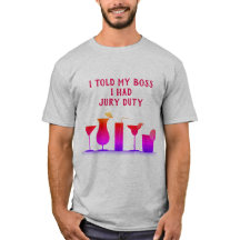 Mens Jury duty t-shirt