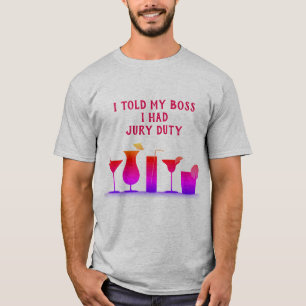 Mens Jury duty t-shirt