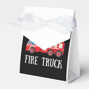 Mens Just A Boy Who Loves Fire Truck Favour Box