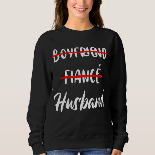 Mens Just Married His and Hers Newly Married C Sweatshirt