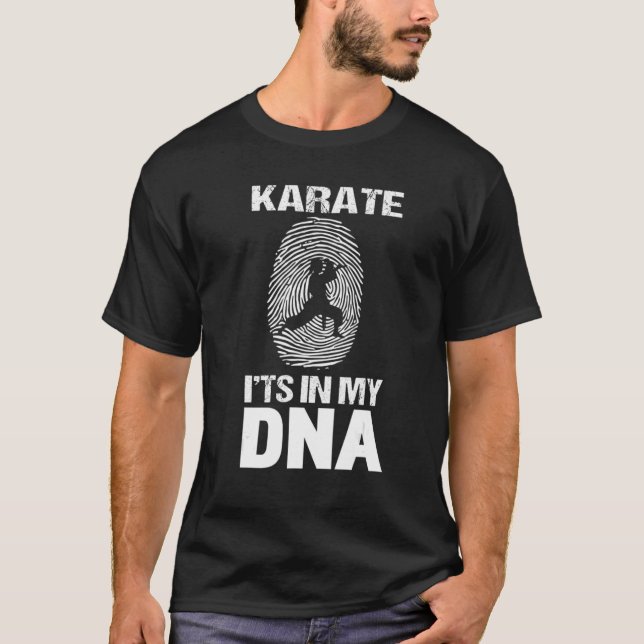Mens Karate Is In My Dna   Karate Player Men T-Shirt (Front)