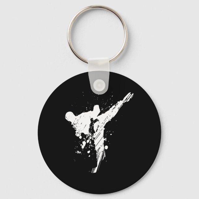 Mens Karate Shirt  Key Ring (Front)