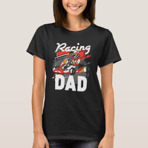 Mens Kart Dad Daddy Pit Crew Racing Go Kart Speedw T-Shirt