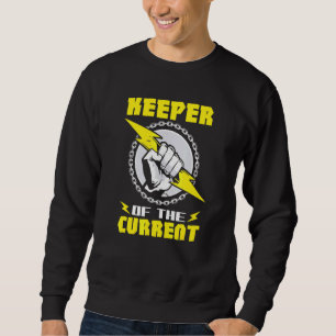 Mens Keeper Of Current Electrical Specialist Sweatshirt