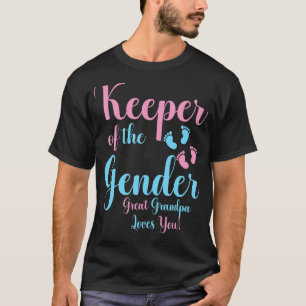 Mens Keeper Of The Gender You Promoted Great Gran T-Shirt