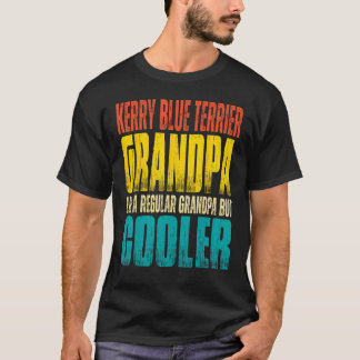 Mens Kerry Blue Terrier Grandpa Like a Regular Gra T-Shirt