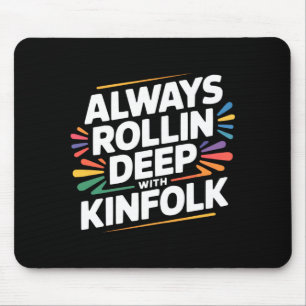 Mens kinfolk relatives heritage kin group family mouse pad