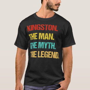 Mens Kingston The Man The Myth The Legend  T-Shirt