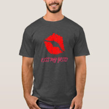 Men's "Kiss My Grits" with Lips
