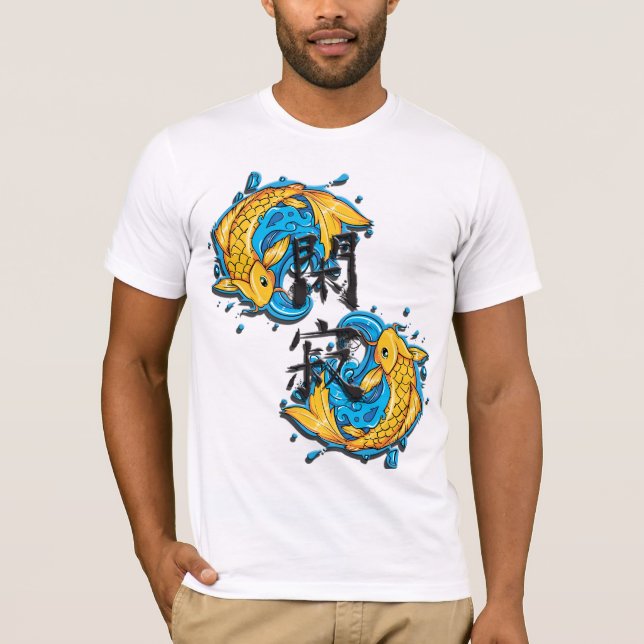 Mens Koi Tranquillity Tee (Front)