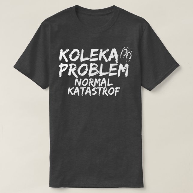 Mens Koleka Problem Truck Driver Professional Lorr T-Shirt (Design Front)