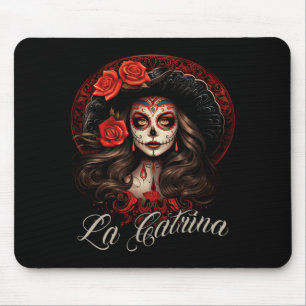 Mens La Catrina Dress Stylish Day Of The Mouse Pad