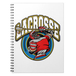 Men's Lacrosse Logo Notebook
