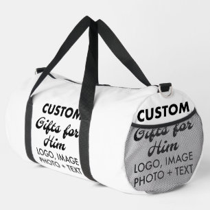 Men's Large 55L Duffel Bag Custom Gifts for Him