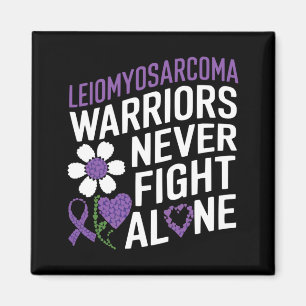 Mens Leiomyosarcoma Cancer Awareness Ribbon Fight Magnet