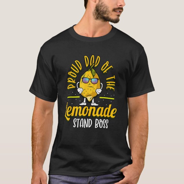 Mens Lemonade Stand Security Dad T-Shirt (Front)