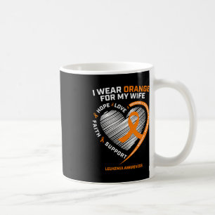 Men's Leukaemia Awareness Wife Husband Leukaemia Coffee Mug