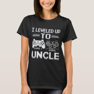 Mens Levelled Up To Uncle Level Unlocked Promoted T-Shirt