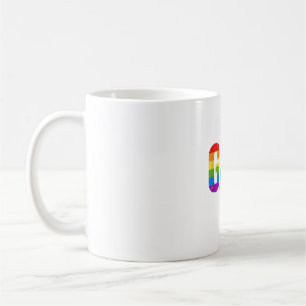 Mens LGBT Gay Pride Shirt Sounds Gay Rainbow Colou Coffee Mug