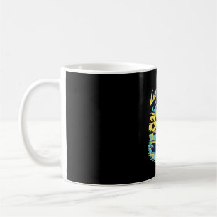 Mens life is better on the 'toon pontoon boat coffee mug