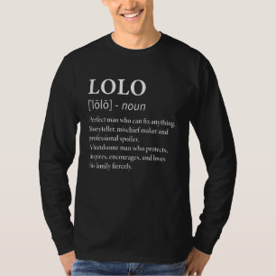 Mens Lolo Definition Filipino Grandpa   Grandfathe T-Shirt