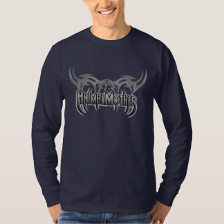 Mens Long Sleeve navy Tribal Blade T-Shirt front