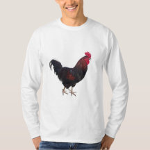 Men's Long Sleeve Rooster T-Shirt