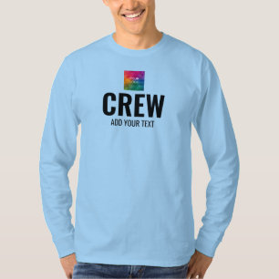 Mens Long Sleeve T-Shirts Crew Staff Member
