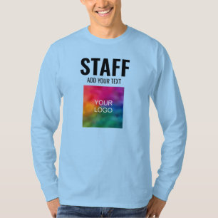 Mens Long Sleeve Tees Crew Staff Member