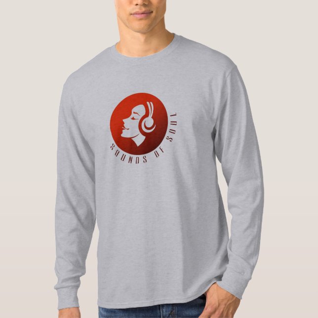 MEN'S LONG SLEEVE W/LOGO T-Shirt (Front)