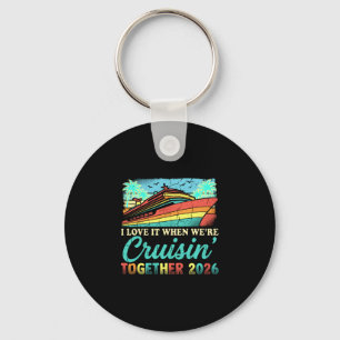 Mens love when cruising together 2026 matching key ring