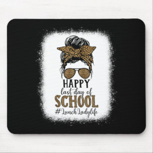 Mens Lunch Lady Graduation Day Teachers Last Day Mouse Pad