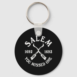 Mens M Missed One Witch Trials Halloween Women N Key Ring