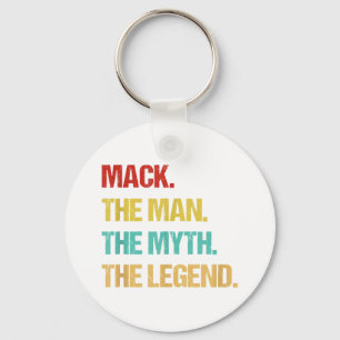 Mens Mack The Man The Myth The Legend Key Ring