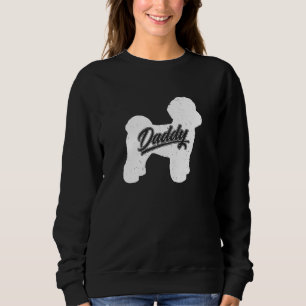 Mens Maltese Daddy Dog Owner Papa Fathers Of Malte Sweatshirt