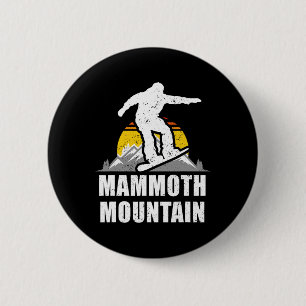 Mens Mammoth Mountain Shirt Snowboarding Mens Snow 6 Cm Round Badge