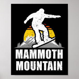 Mens Mammoth Mountain Shirt Snowboarding Mens Snow Poster