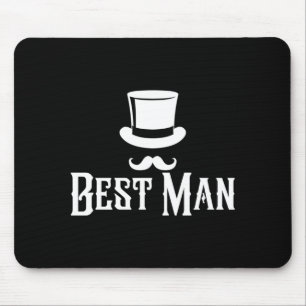 Mens man bachelor party wedding men funny matching mouse pad