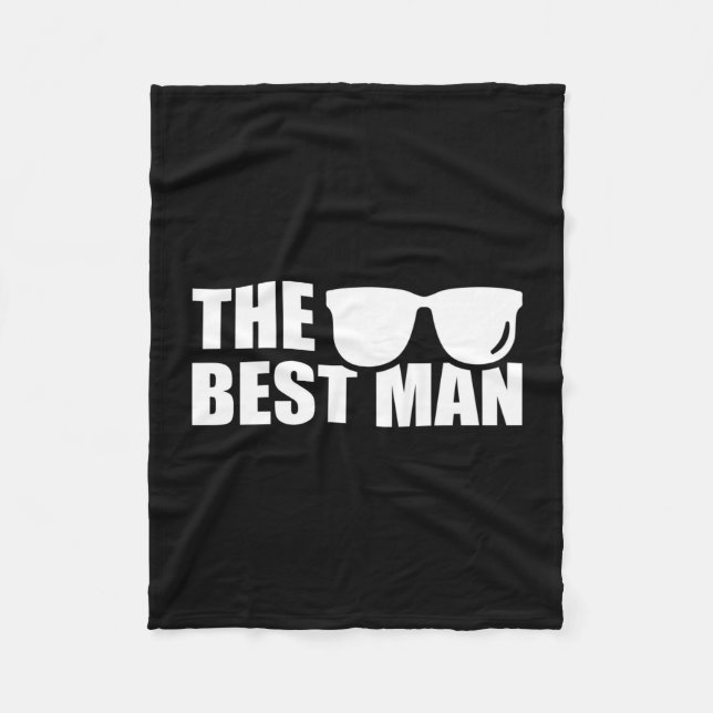 Mens man stag party performance  fleece blanket (Front)