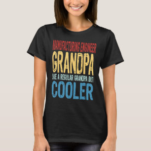 Mens Manufacturing Engineer Grandpa Like a Grand T-Shirt