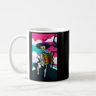 Mens Mariachi Playing Skeleton Day Of The Coffee Mug