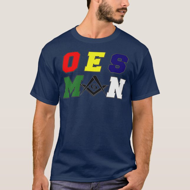 Mens Masonic OES Man T-Shirt (Front)