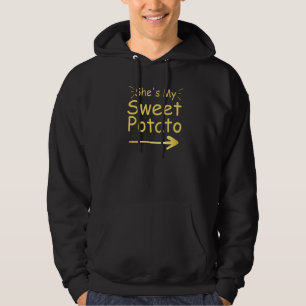 Mens Matching Couple Apparel She's My Sweet Potato Hoodie