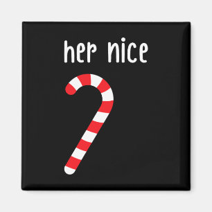 Mens Matching Naughty And Nice Couples Matching Ch Magnet