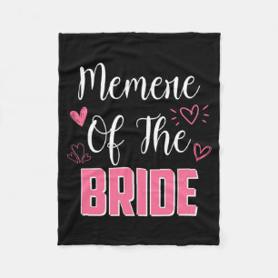 Mens Memere Of The Bride Family Wedding Party Wife Fleece Blanket