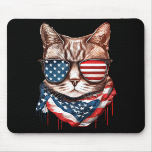 Mens Memorial Day Veterans Day 4th Of July Mouse Pad