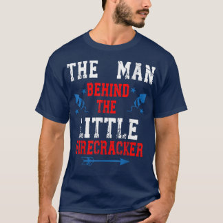 Mens Mens 4th Of July Pregnancy The Man Behind The T-Shirt