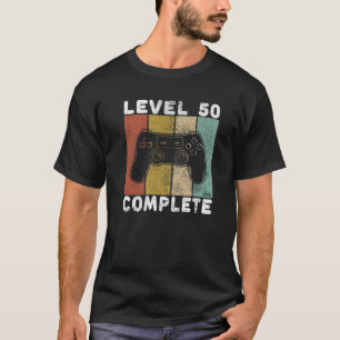Mens Mens 50Th Birthday Men Gaming T Level 50 Comp T-Shirt