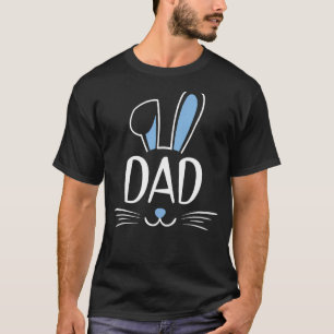 Mens Mens Dad Bunny Rabbit Face Family Group Easte T-Shirt