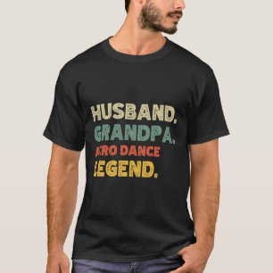 Mens Mens Funny Husnd Grandpa Biathlon Legend Vint T-Shirt
